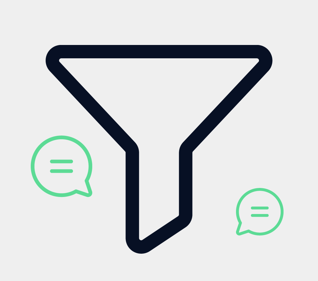 Use filters for effortless ticket organization