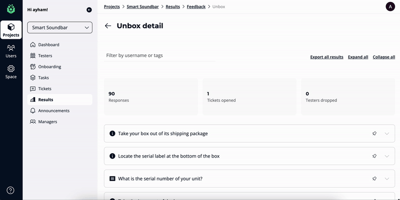 Stomio - Pin Specific Results.gif