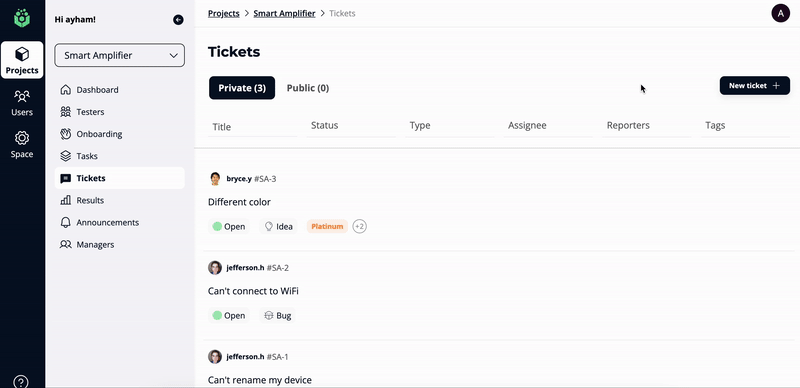 Stomio - filter by reporter.gif